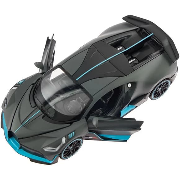 Автомодель інерційна Bugatti DIVO Rastar 64200 grey 1:32