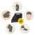 Когезійний еластичний бинт-бандаж Cohesive Bandage 4FIZJO P-5905973400848, 5 см x 4,5 м