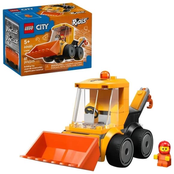 Конструктор LEGO "Машинки Будівельний навантажувач" 60483, 61 деталь