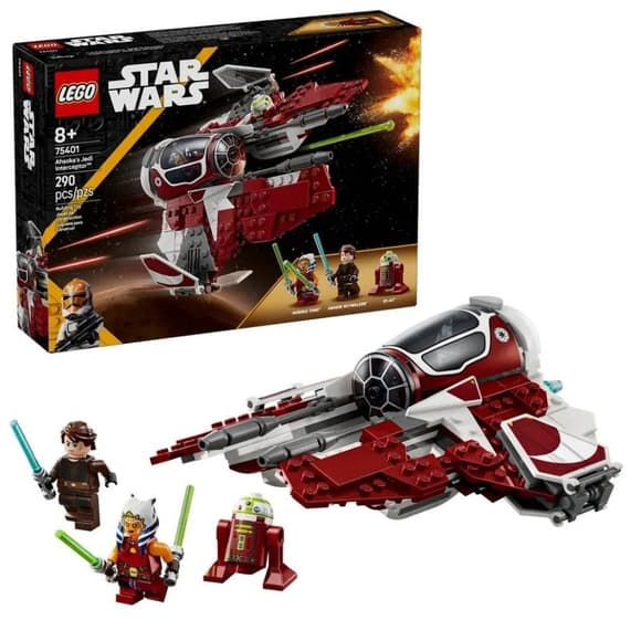 Конструктор Джедайський перехоплювач Асокі LEGO 75401, 290 деталей