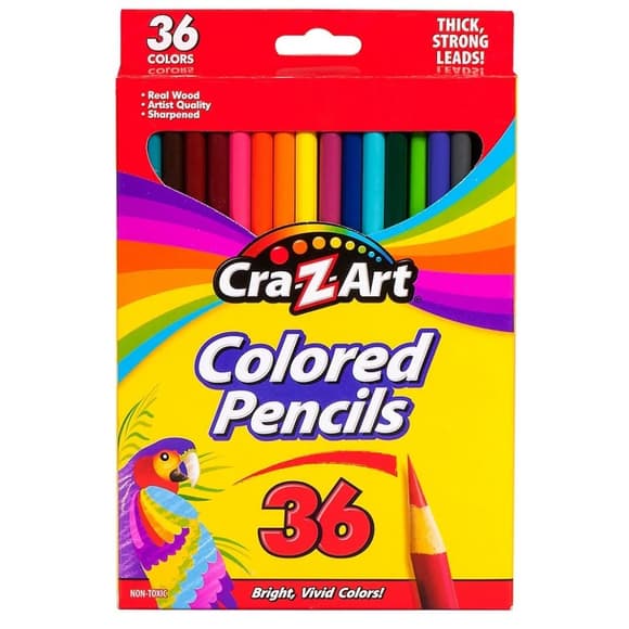 Набір дитячих кольорових олівців Cra-Z-Art 10438CRA 36 штук