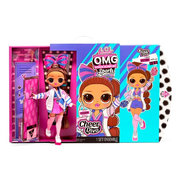 Игровой набор с куклой L.O.L. Surprise! серии O.M.G. Sports Doll – Леди-Чирлидер