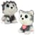 Мягкая игрушка Серый питомец потеряшка MP 1955(Grey) с аксессуарами, 20 см