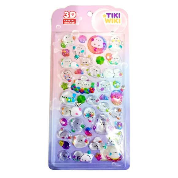 Набір 3D-наліпок "Тікі казка" Tiki Wiki 25ESE009-02 серії Crystal