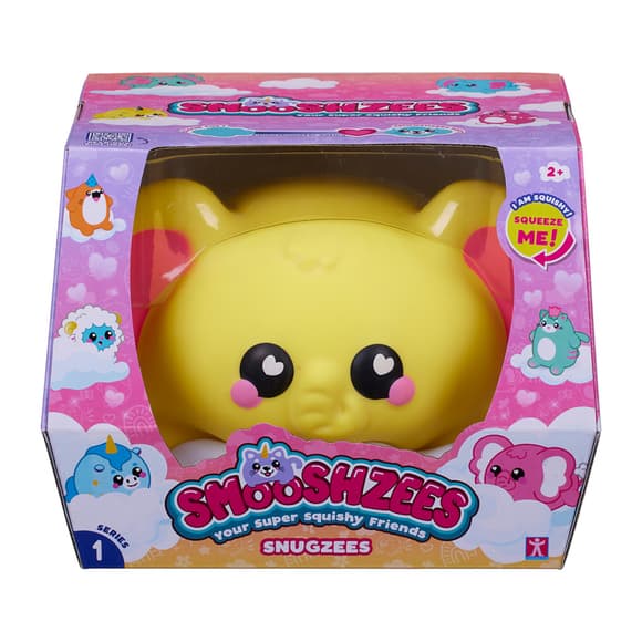 Коллекционная игрушка-антистресс Слон Кастед Smooshzees 08237 серии "Luvzees"