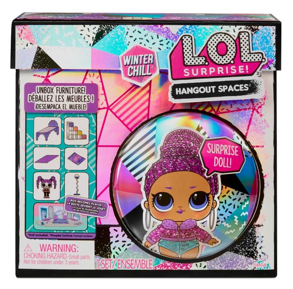 Игровой набор с куклой L.O.L. SURPRISE! Маленькие комнатки - Зимний сьют Королевы Шик