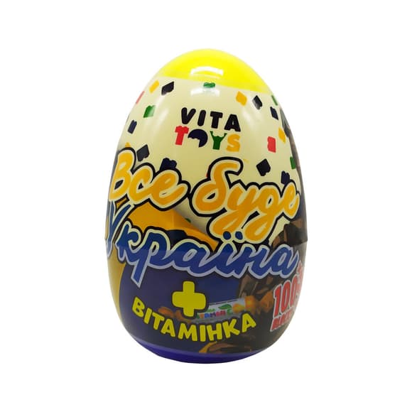 УЦЕНКА!!! Конструктор в яйце "Все буде Украина"  Vita Toys VTK 0090-UC 100 деталей