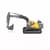 Автомодель "Экскаватор Volvo EC220E" Bburago 18-32086 серии Construction 
