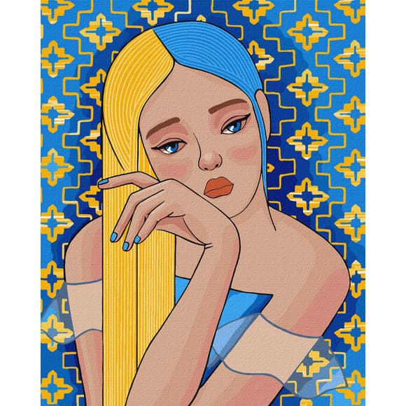 УЦЕНКА!!! Картина по номерам "Непреклонная ©mosyakart" Идейка KHO4908-UC, 40х50 см