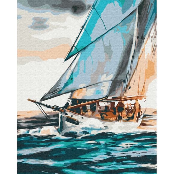 УЦЕНКА!!! Картина по номерам "Морское путешествие" © Понамарчук Ирина Brushme BS53299-UC 40х50 см