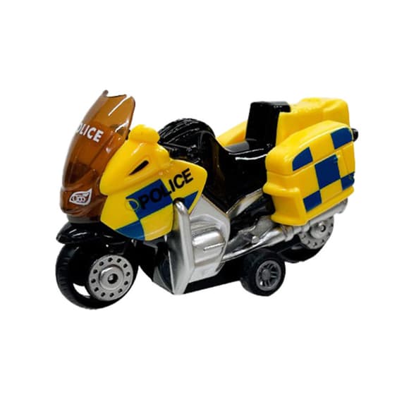 УЦЕНКА!!! Мотоцикл детский "Police" АВТОПРОМ AP7442(Yellow)-UC желтый 1:64