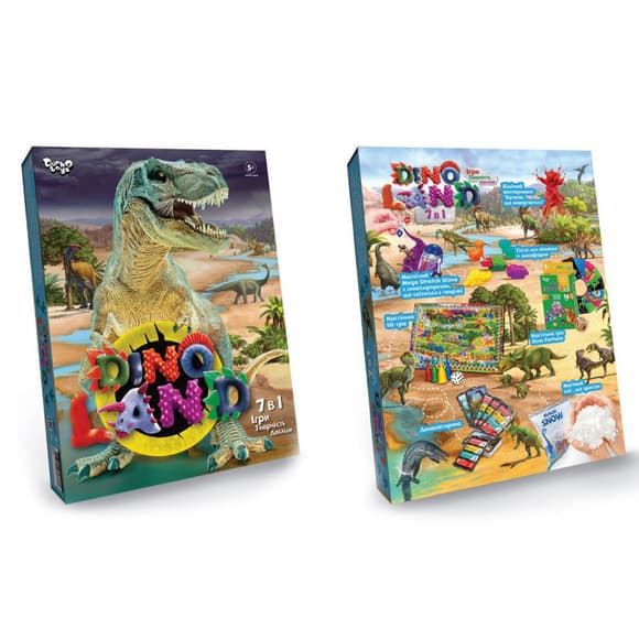 УЦЕНКА!!! Набор креативного творчества "Dino Land 7 в 1" Danko Toys DL-01-01U-UC 