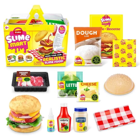 Игровой набор со слаймами "Бургер" Slime Mart 15905A из серии "Shopping Basket"