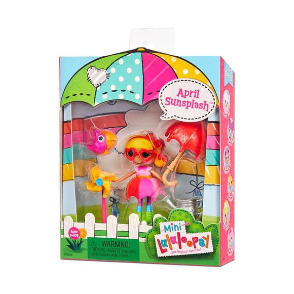 Лялька MINI LALALOOPSY – Веселкова Ейпріл (з аксесуарами)