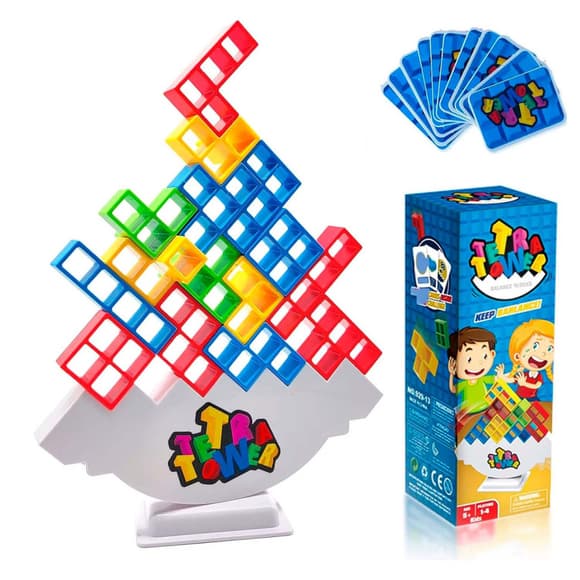 Настольная игра "Tetra Tower" Bambi TET-88103B 32 детали