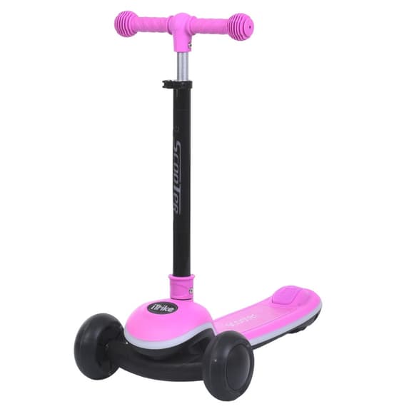 Детский самокат 3-х колесный 8899-pink, до 25 кг
