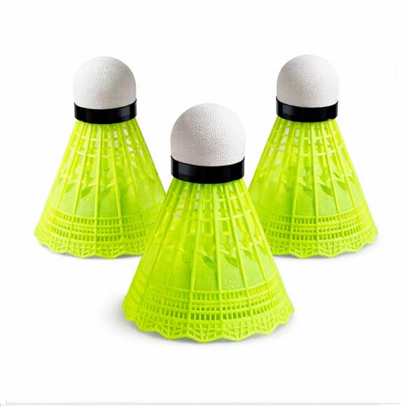 Набiр воланчикiв для бадмінтону "Badminton Shuttlecocks" NE-BD-007GY жовті 3 шт