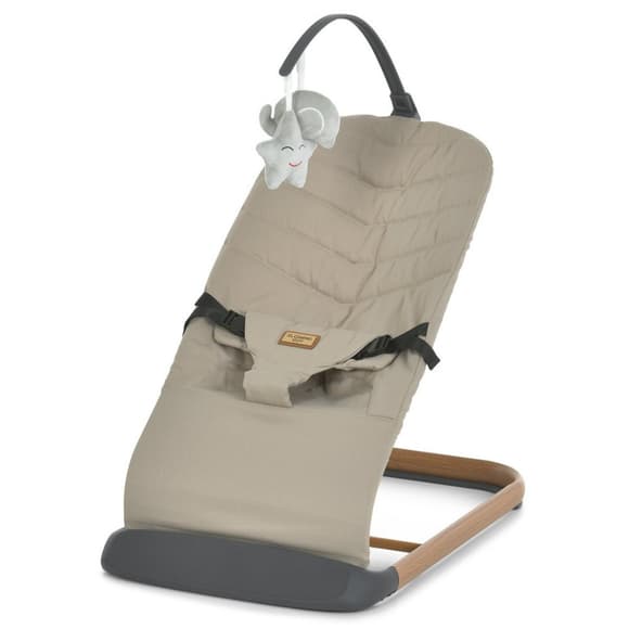 Баунсер качели-шезлонг для новорожденных IZZY ME 1178-1-W Taupe Beige
