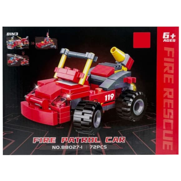 Детский конструктор "Fire Rescue" 88027-1, 72 детали