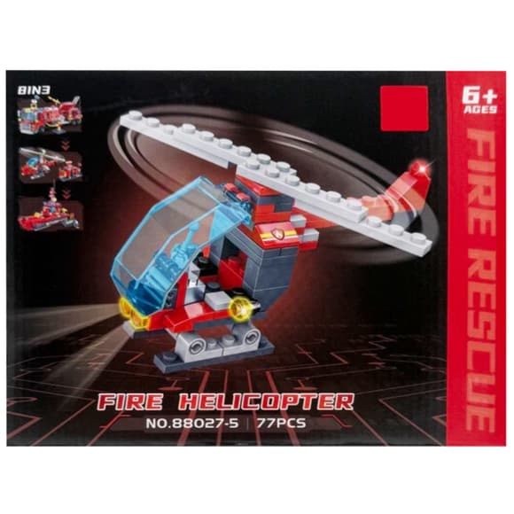 Детский конструктор "Fire Rescue" 88027-5, 77 деталей