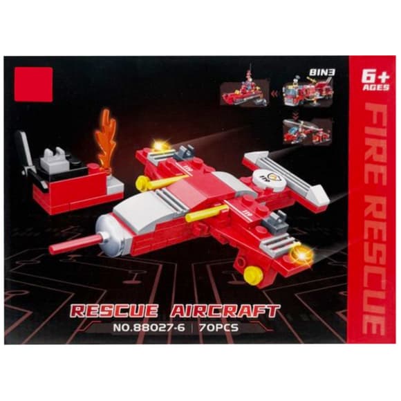 Детский конструктор "Fire Rescue" 88027-6, 70 деталей