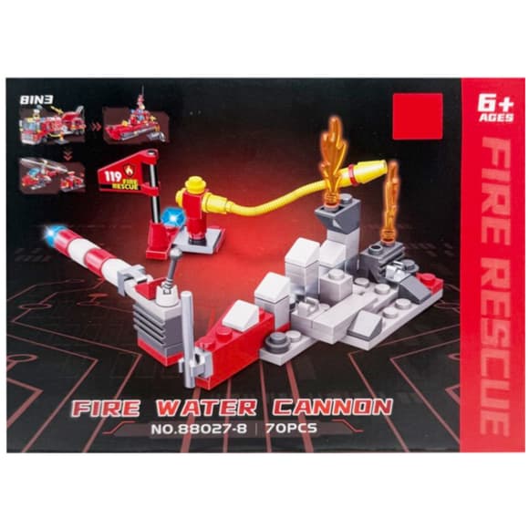Детский конструктор "Fire Rescue" 88027-8, 70 деталей