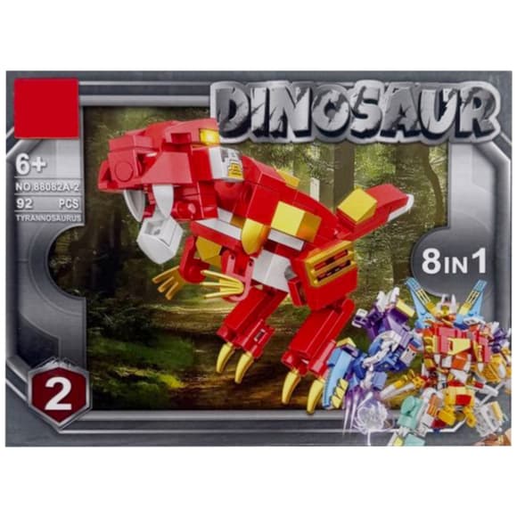 Детский конструктор "Dinosaur" 88082A-2, 92 детали