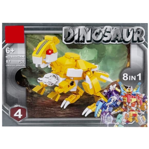 Детский конструктор "Dinosaur" 88082A-4, 87 деталей