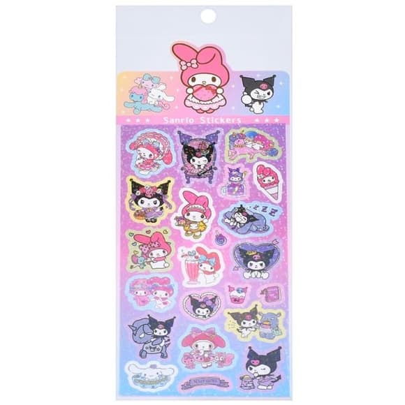 Наклейки декоративные "Sanrio Stickers" SZ240906-10 с блестками