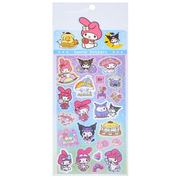 Наклейки декоративные "Sanrio Stickers" SZ240906-13 с блестками