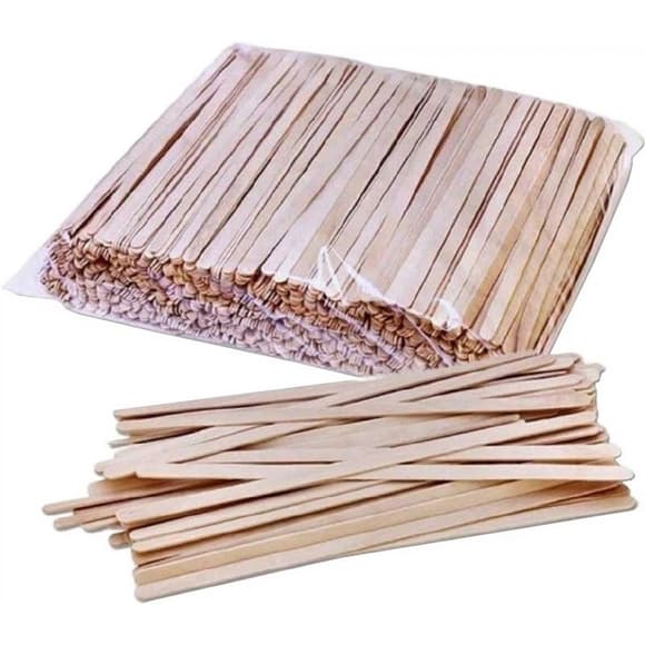 Палички для розмішування напоїв Wooden-sticks1000, 14 см, 1000 шт