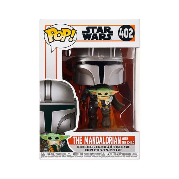 Игровая фигурка Funko Pop! ­ Мандалорец, летящий с малышом