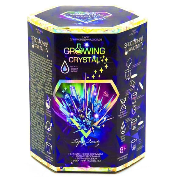 Ігровий набір для вирощування кристалів GRK-01 GROWING CRYSTAL 