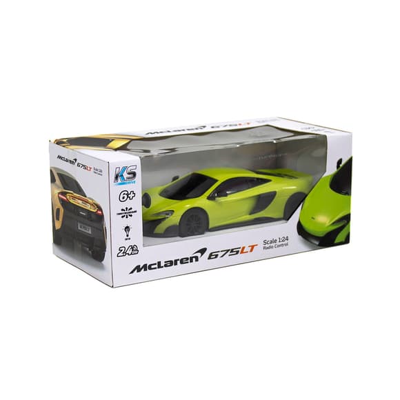 Автомобиль KS Drive на р/у - Mclaren 675LT (1:24, 2.4Ghz, зелёный)