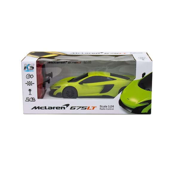 Автомобиль KS Drive на р/у - Mclaren 675LT (1:24, 2.4Ghz, зелёный)