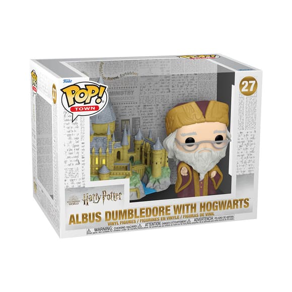 Ігрова фігурка Funko Pop! Town - Дамблдор з Гоґвортсом
