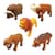 Стретч-игрушка в виде животного Diramix The Epic Animals – Лед против пустыни