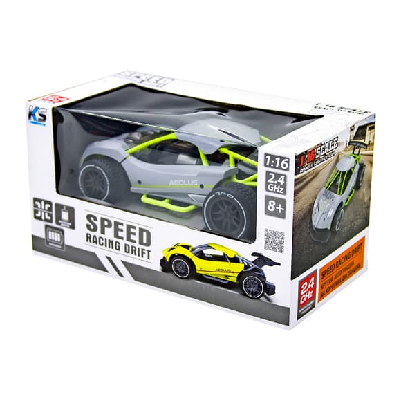 Автомобиль Speed racing drift на р/у – Aeolus (серый, 1:16)