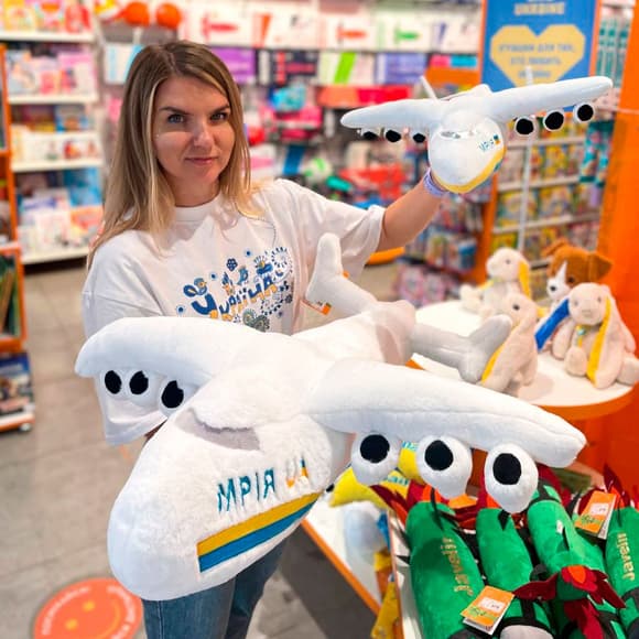 Мягкая игрушка Все буде Украина! – Самолет «Мрия» (большой)