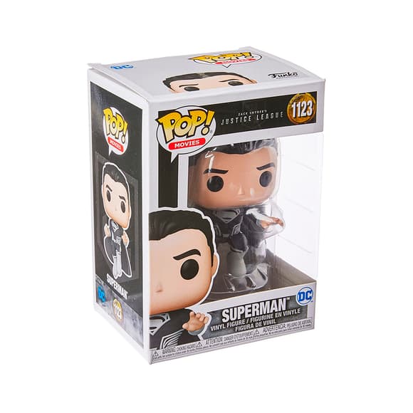 Игровая фигурка Funko POP! серии Лига Справедливости – Супермен (черный костюм)