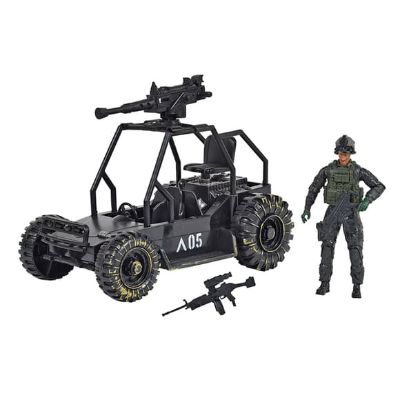 Игровой набор ELITE FORCE — ШТУРМОВАЯ МАШИНА «ДЕЛЬТА» (машина, фигурка, аксесс.)