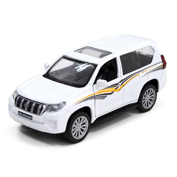 Автомодель - TOYOTA LAND CRUISER (белый)