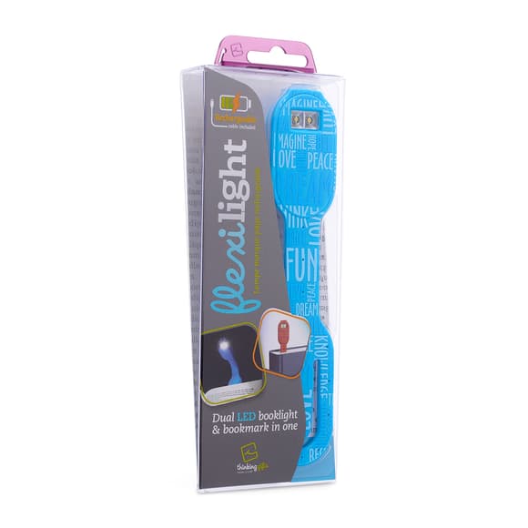 Закладка-фонарик Flexilight Rechargeable - Синий стиль