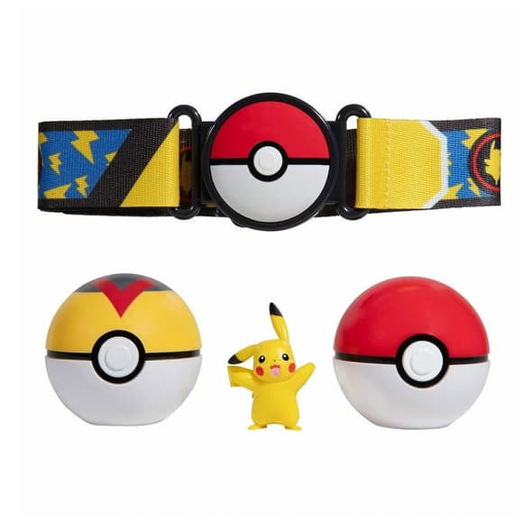 Игровой набор Pokemon W14 - Пояс с покеболами Пикачу