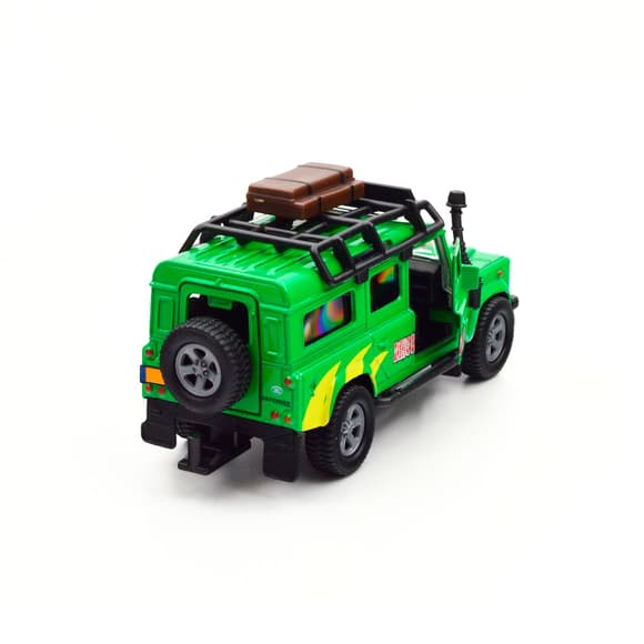 Игровой набор – Land Rover (с прицепом и динозавром)