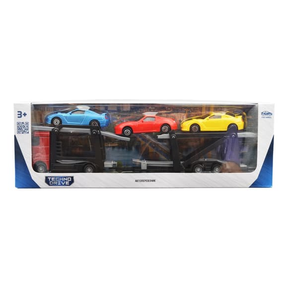 Игровой набор – Автоперевозчик (2 машины, 1:60, 26cm)