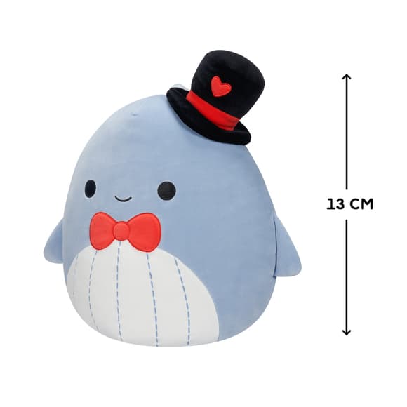 Мягкая игрушка Squishmallows – Синий кит Самир (13 cm)