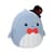 Мягкая игрушка Squishmallows – Синий кит Самир (19 cm)