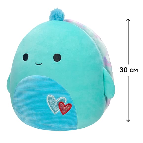 Мягкая игрушка Squishmallows – Черепаха Каскад (30 cm)