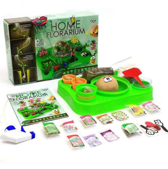 Игровой обучающий набор для выращивания растений HFL-01 "Home Florarium"